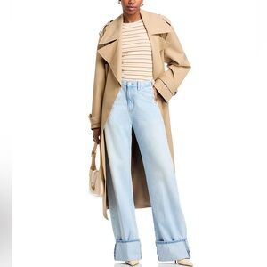 NWT Paige Arellia barrel leg jean cuffed in size 26